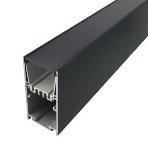 BLACK ALU PROFILE W INNER TRAY OPAL MATTE DIF 2M/PC - Image 1