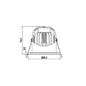 167 - CCT Downlight - Image 2