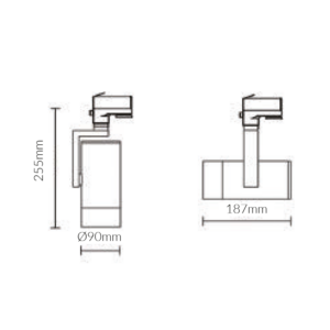 20W LED SINGLE CCT TRK LT 3000K 40 DEG WHITE (D) - Image 2