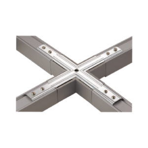 X Shape Connector Plate To Suit Vibe LED Single Circuit Track Lighting - Image 1
