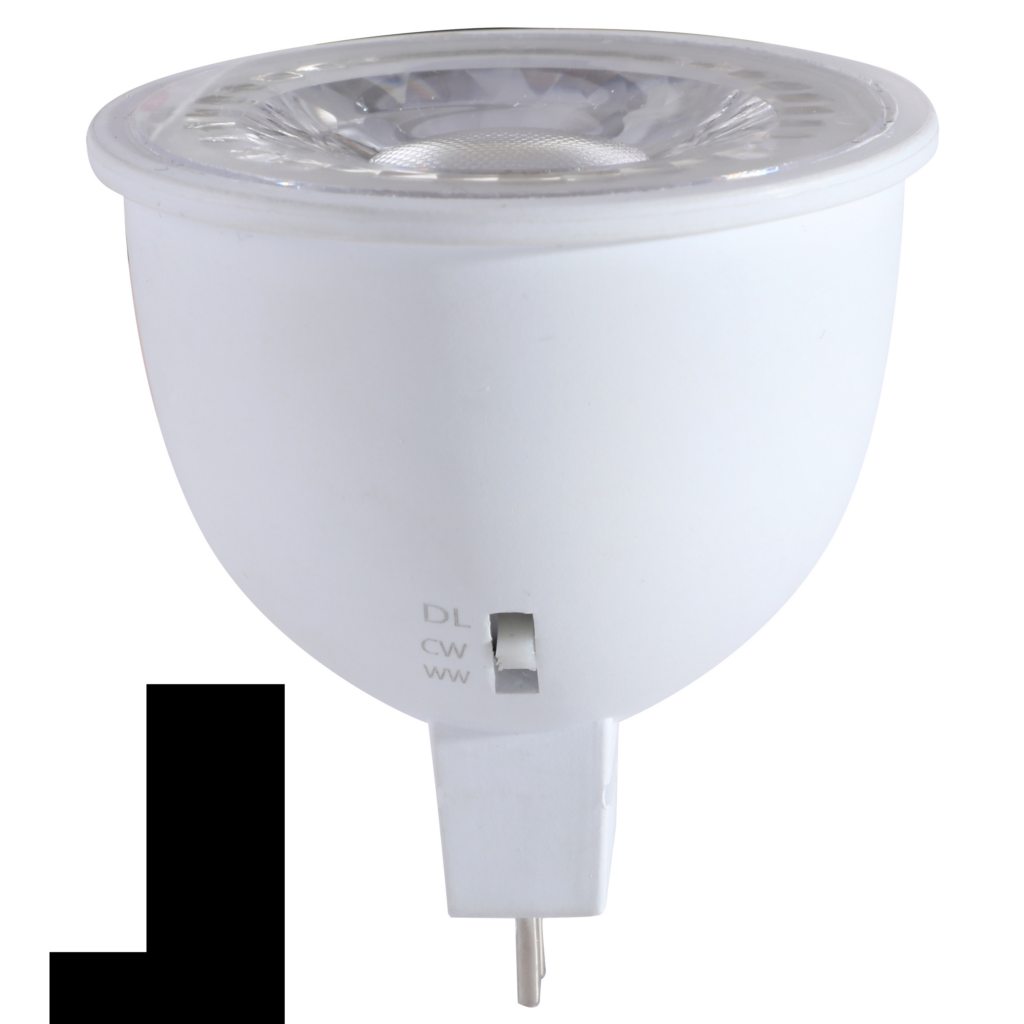 2PC LED MR16 6W 3CCT SWITCHABLE NON DIM ANL Lighting