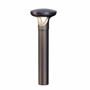 1.5W LED SOLAR VANDAL RESISTANT BOLLARD 4000K BLACK IK10