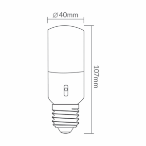 8W LED STICK LIGHT E27 DIMMABLE 3CCT - Image 2