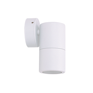 DOWN FACING WALL LIGHT WHITE FINISH WITH GU10 BASE WITH 3CCT LAMPS INSTALLED