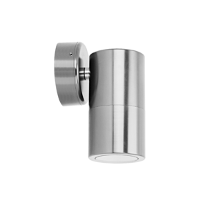 DOWN FACING WALL LIGHT TITANIUM FINISH WITH GU10 BASE WITH 3CCT LAMPS INSTALLED