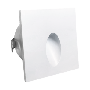 1W SQUARE SLOT WHITE WALL LIGHT