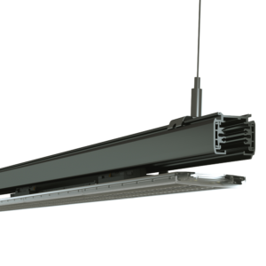 LED LINEAR TRACK 1200MM 3 CIRCUIT BLACK 35-50W 3/4/5K SELECTABLE 90D CRI90 TILTABLE